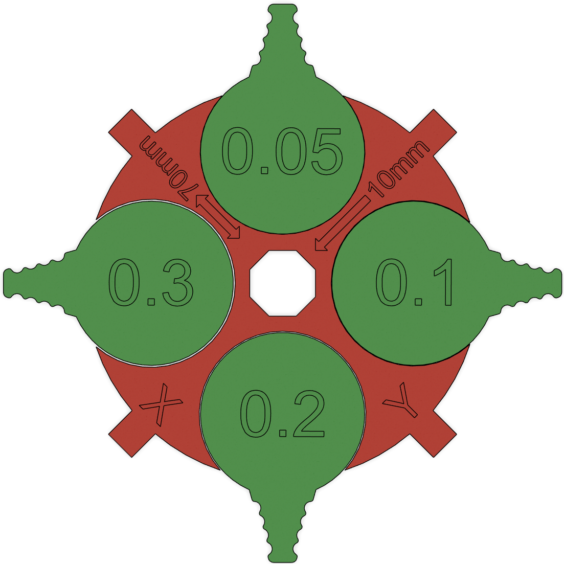 Fast Calibration Disc by Preischl 3D | Download free STL model ...