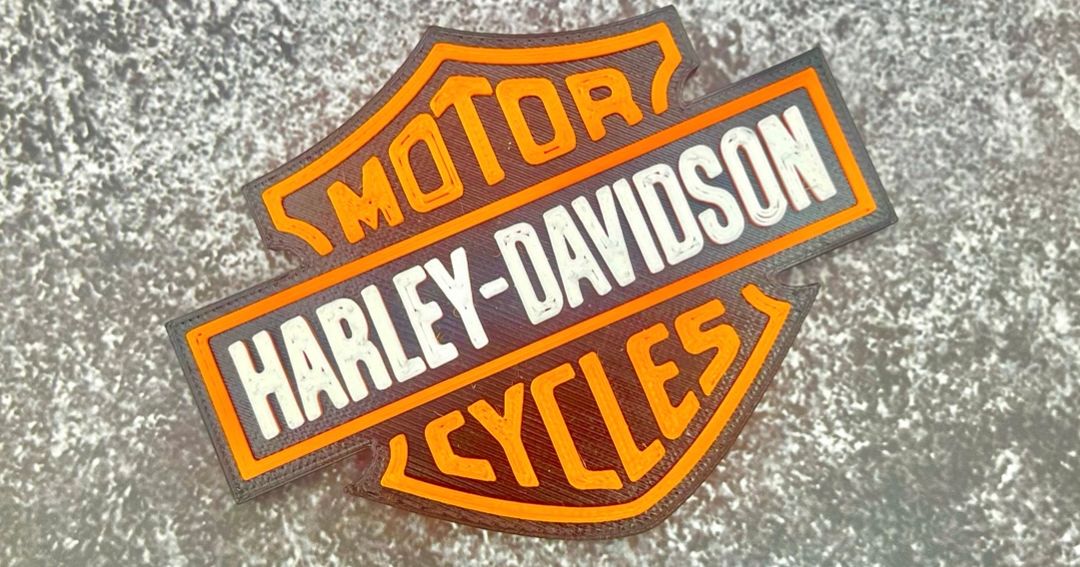 Harley Davidson Magnet Plaque by MrViddy | Download free STL model ...