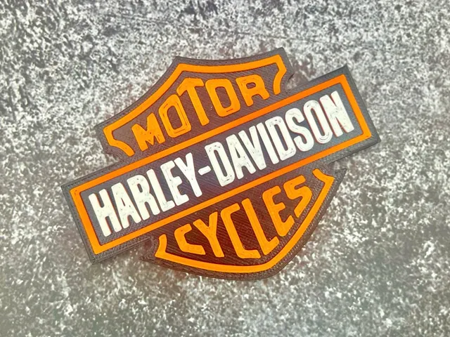Harley Davidson Magnet Plaque