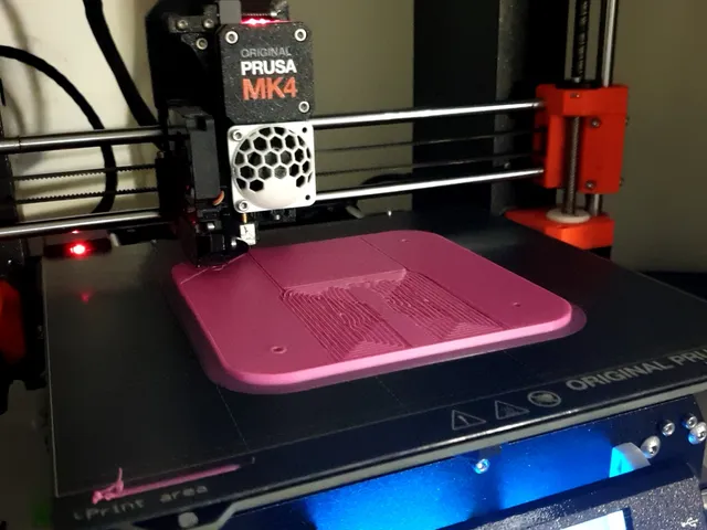 vesa 100^2 to a mic stand with a rp4 slot