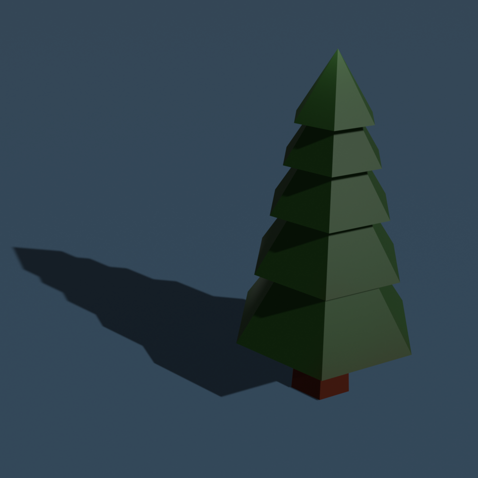 Low poly tree