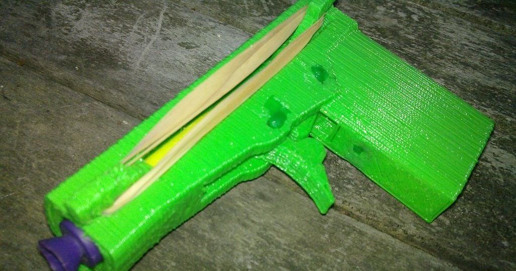 Foam Dart Pistol by Vik Download free STL model