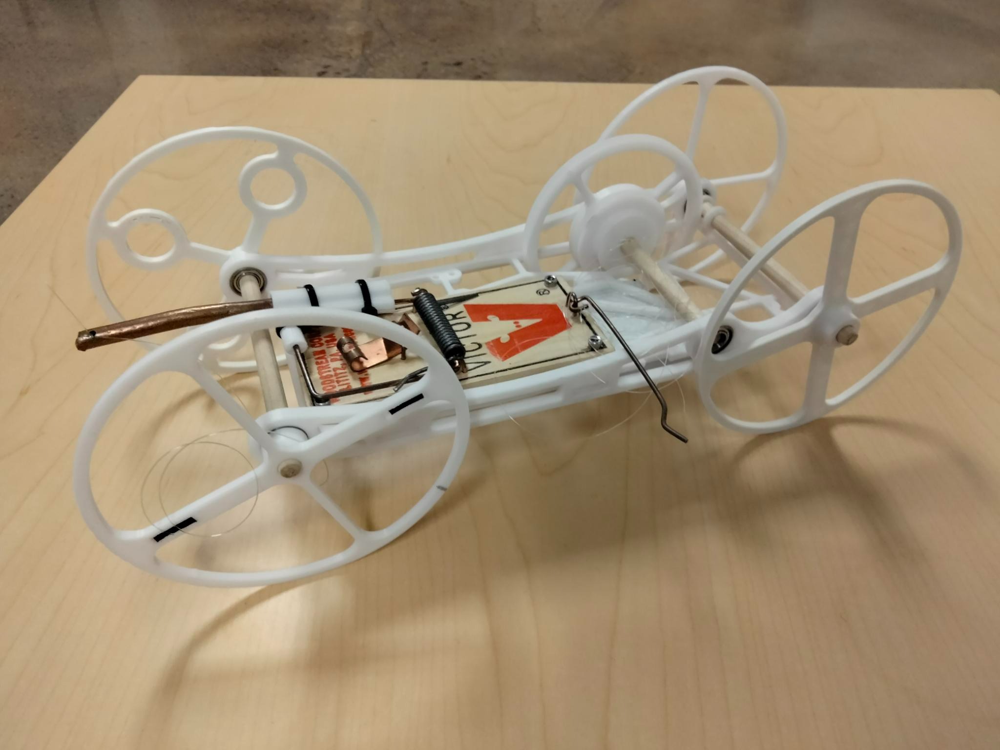 Mousetrap Car by Andrew Deml Download free STL model