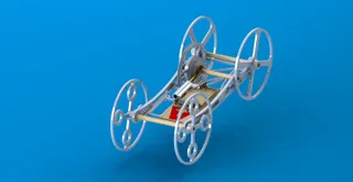 Mousetrap car by Lazy T Arrow, Download free STL model