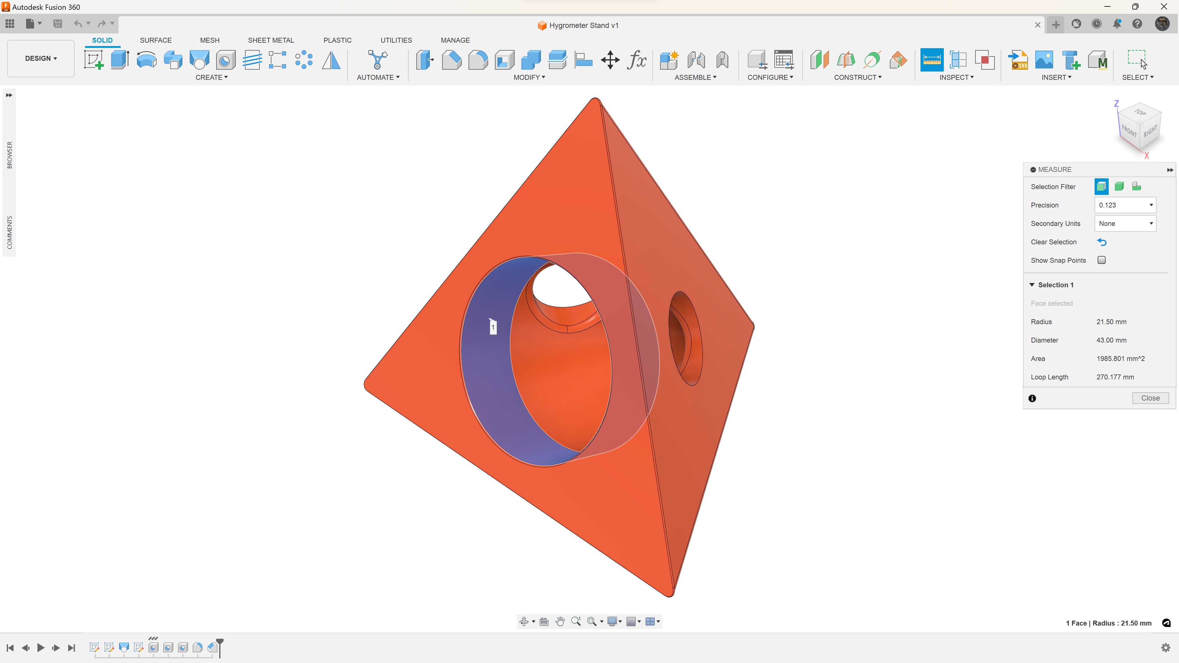Hygrometer Tetrahedral Stand By Durahl Download Free STL Model hygrometer-tetrahedral-stand-by-durahl-download-free-stl-model