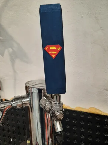 Superman Beer Tap Handle