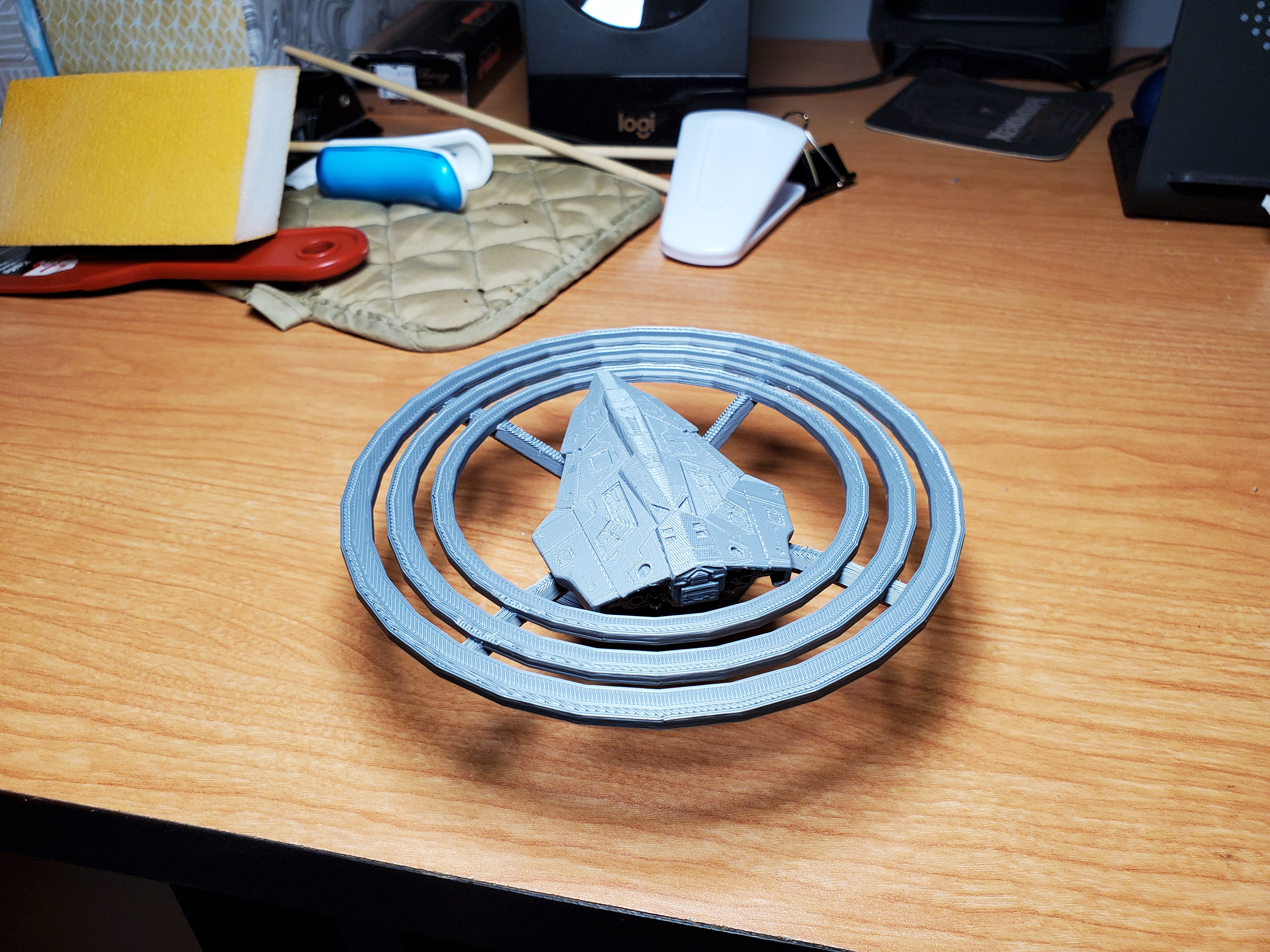 Miniatura 2 do modelo 3D Elite Dangerous - Python Shield Rings