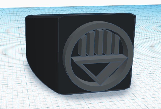 Miniatura 2 do modelo 3D Black Lantern ring