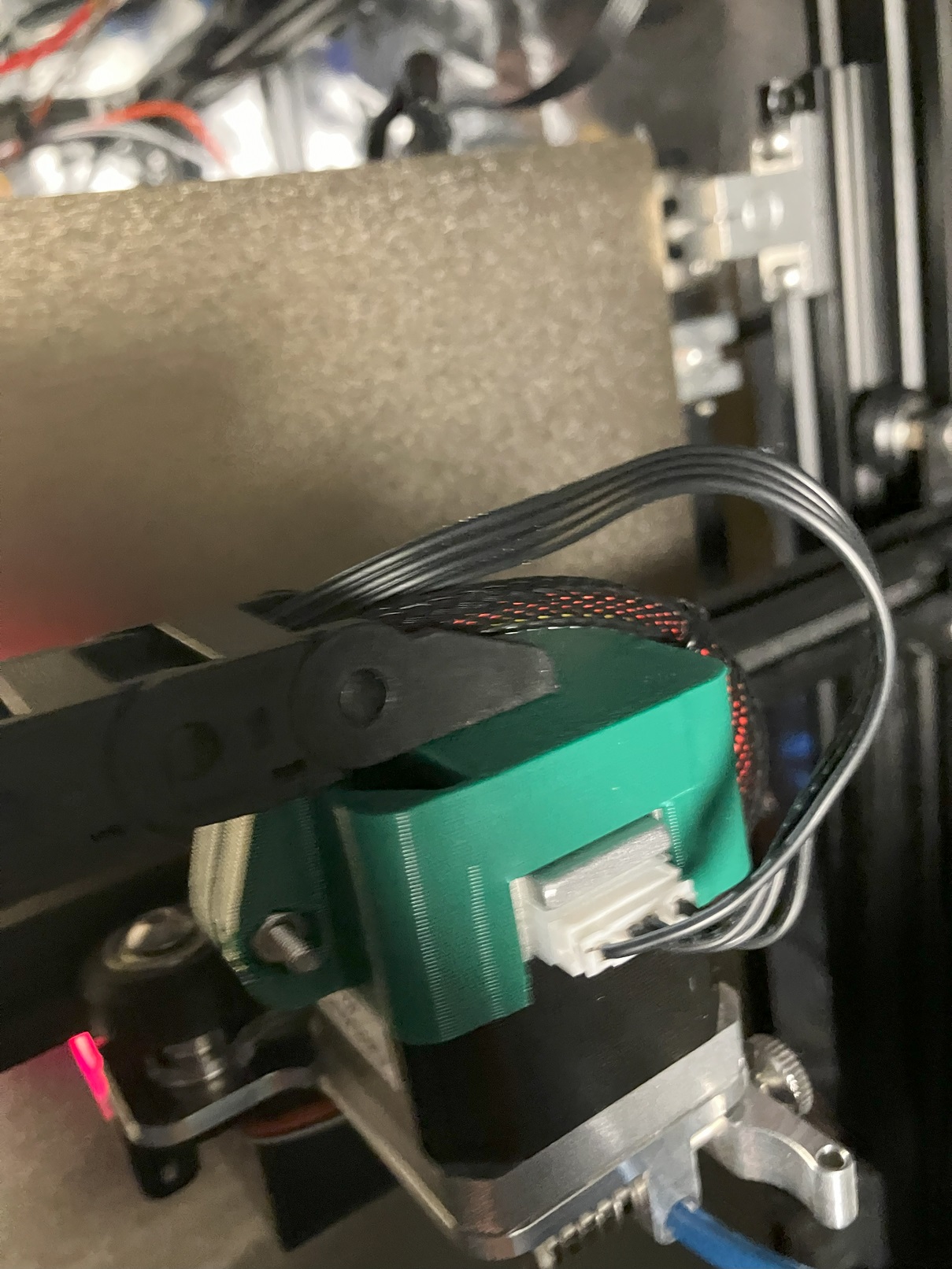 Ender 5 Micro Swiss Direct Drive Cable Chain Mount REMIX by tcarnathan