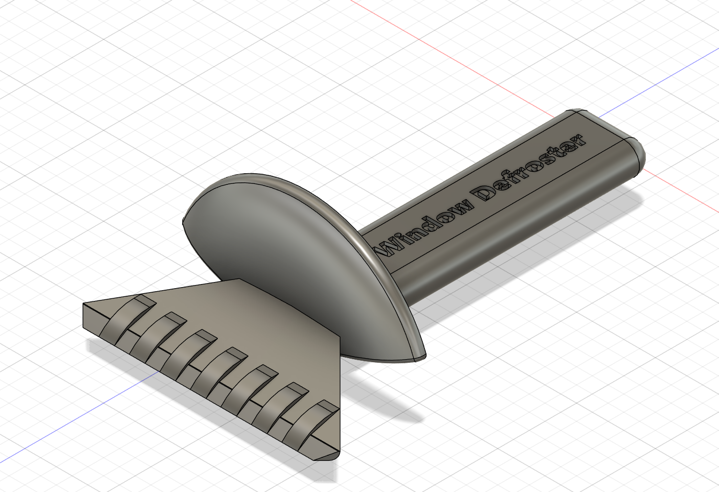 Ice Scraper by BaZnGa Download free STL model