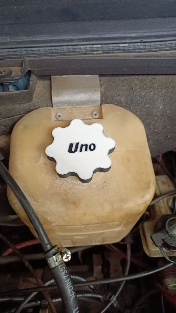 Windshield Washer Reservoir Cap – Fiat Uno Second Series -> Diameter: 44.5 mm (1.75 inches)