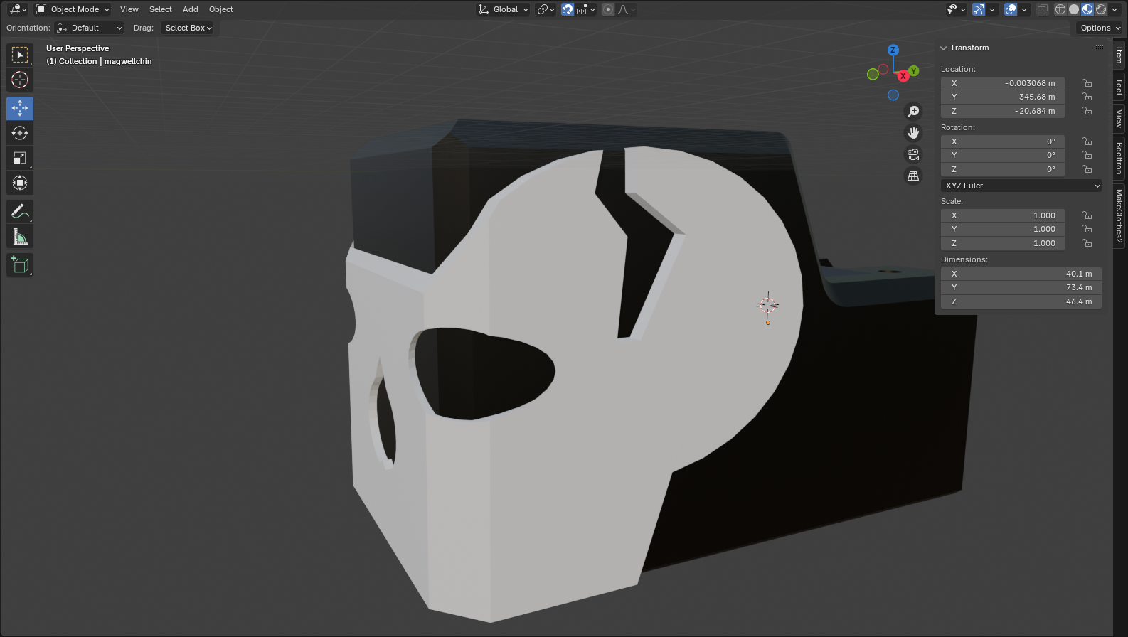 Nerf Gun Cynthia Skull Magwell