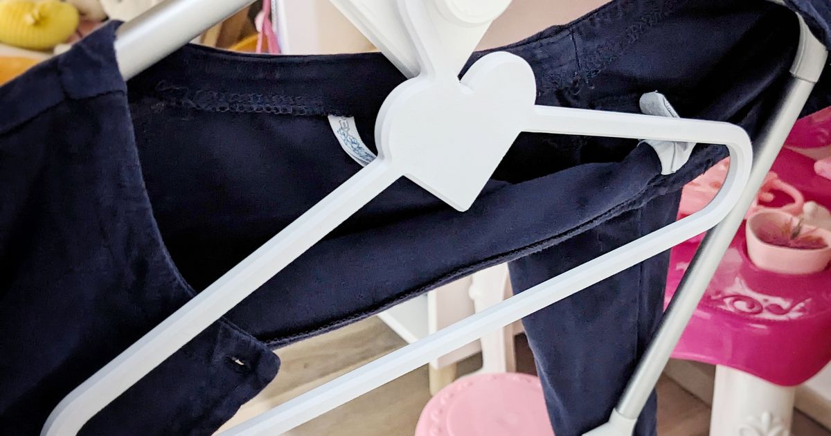 Small girl themed coats hanger by XVIIarcano Download free STL model