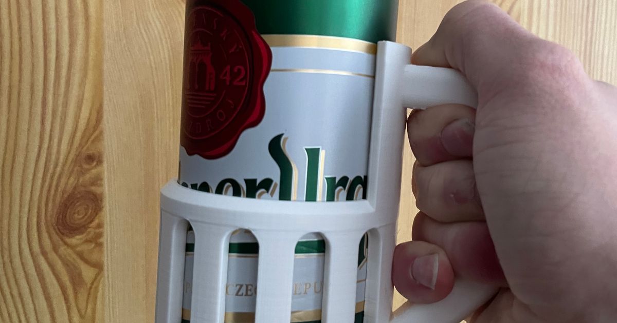 Beer Can Handle by Souky1122 Download free STL model