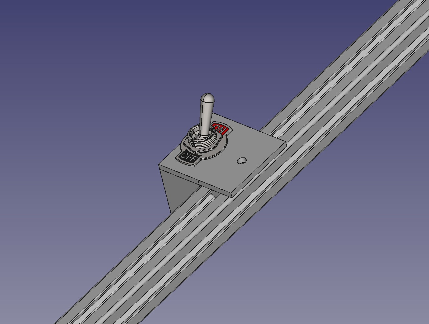 12mm Toggle Switch 2020 Mount
