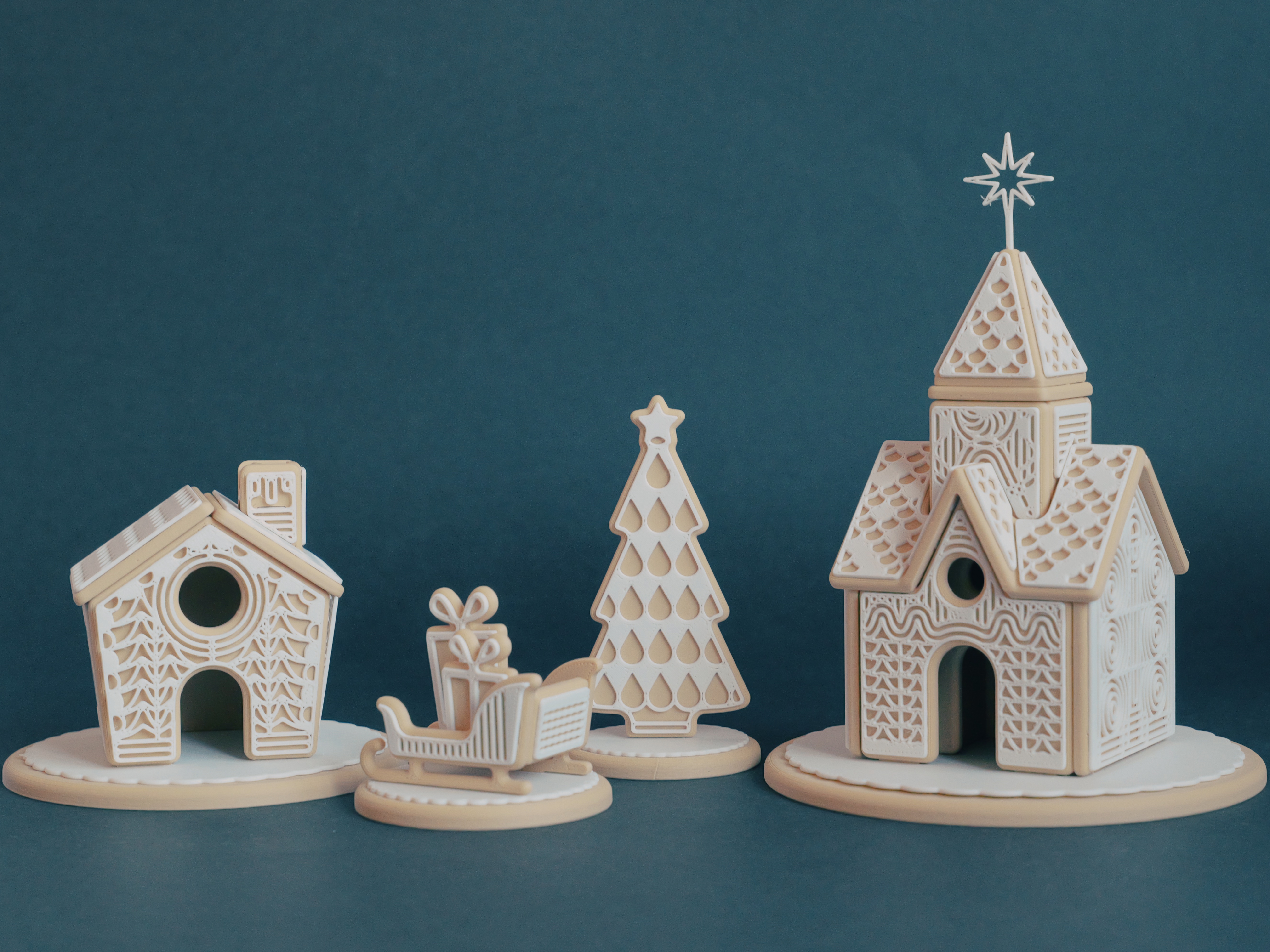 Gingerbread village