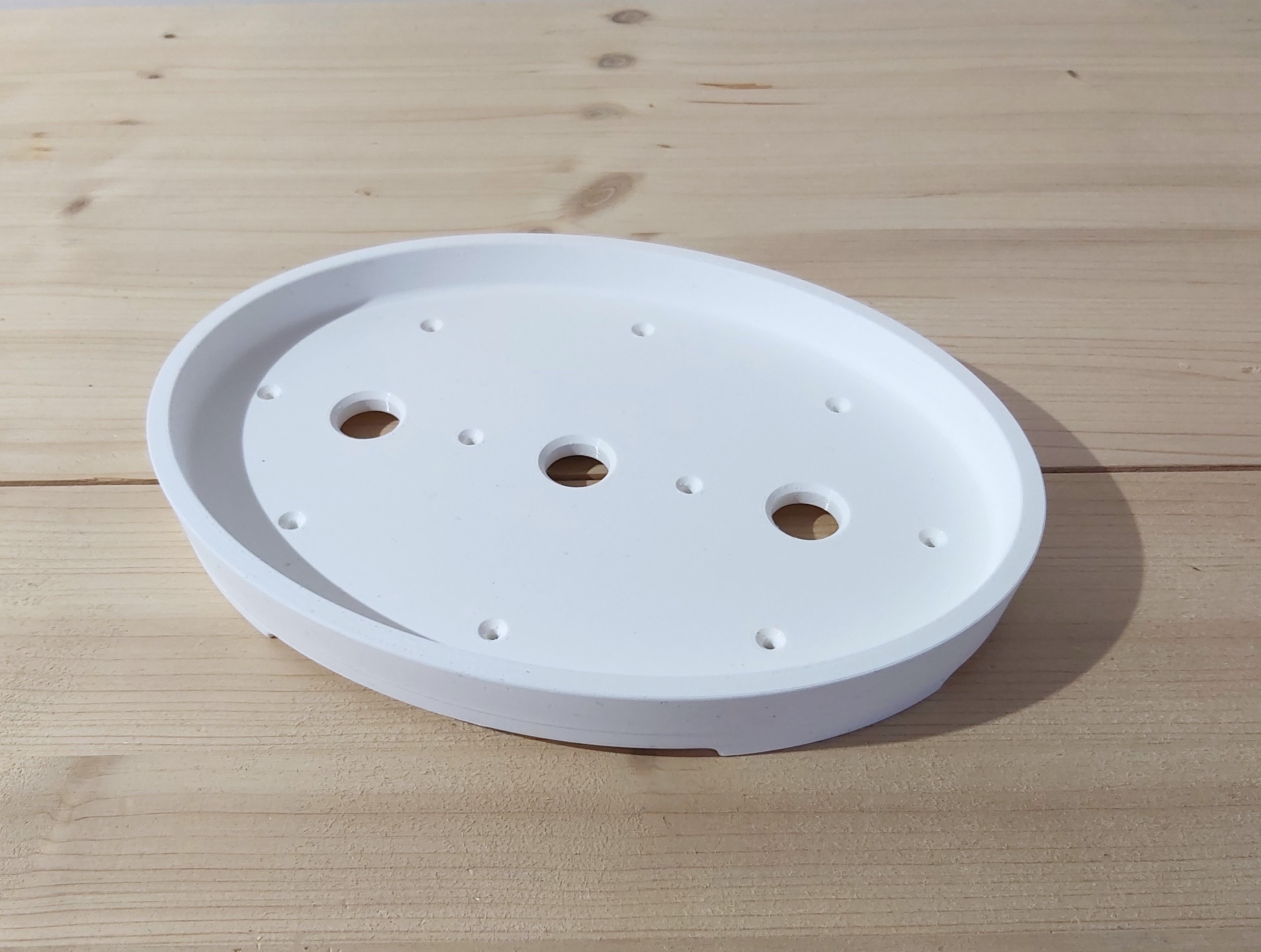 Bonsai pot 20 oval flat forest 262x194x30mm