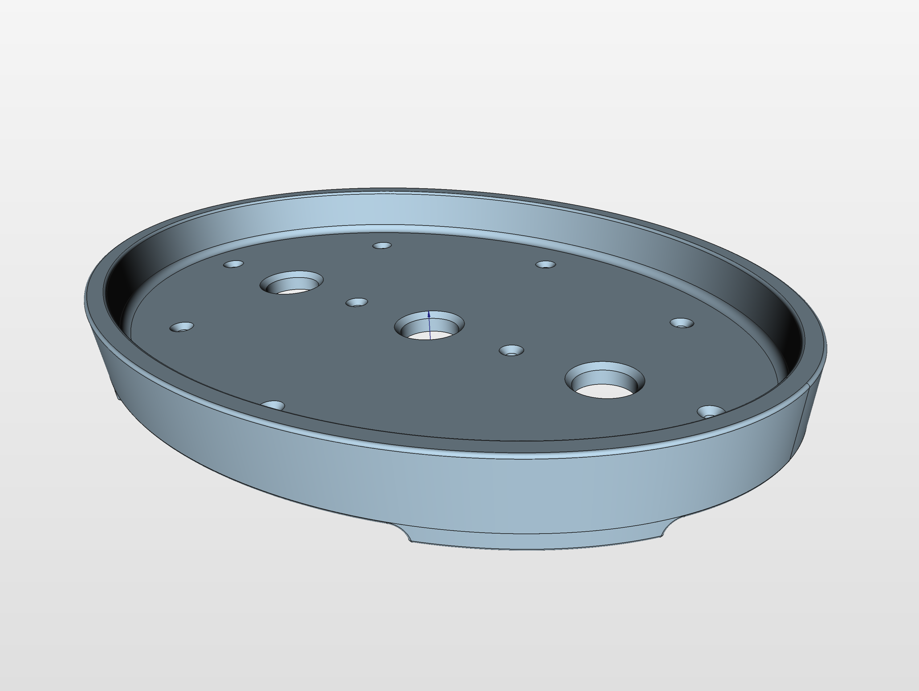 Bonsai pot 20 oval flat forest 262x194x30mm by gskollnau | Download ...