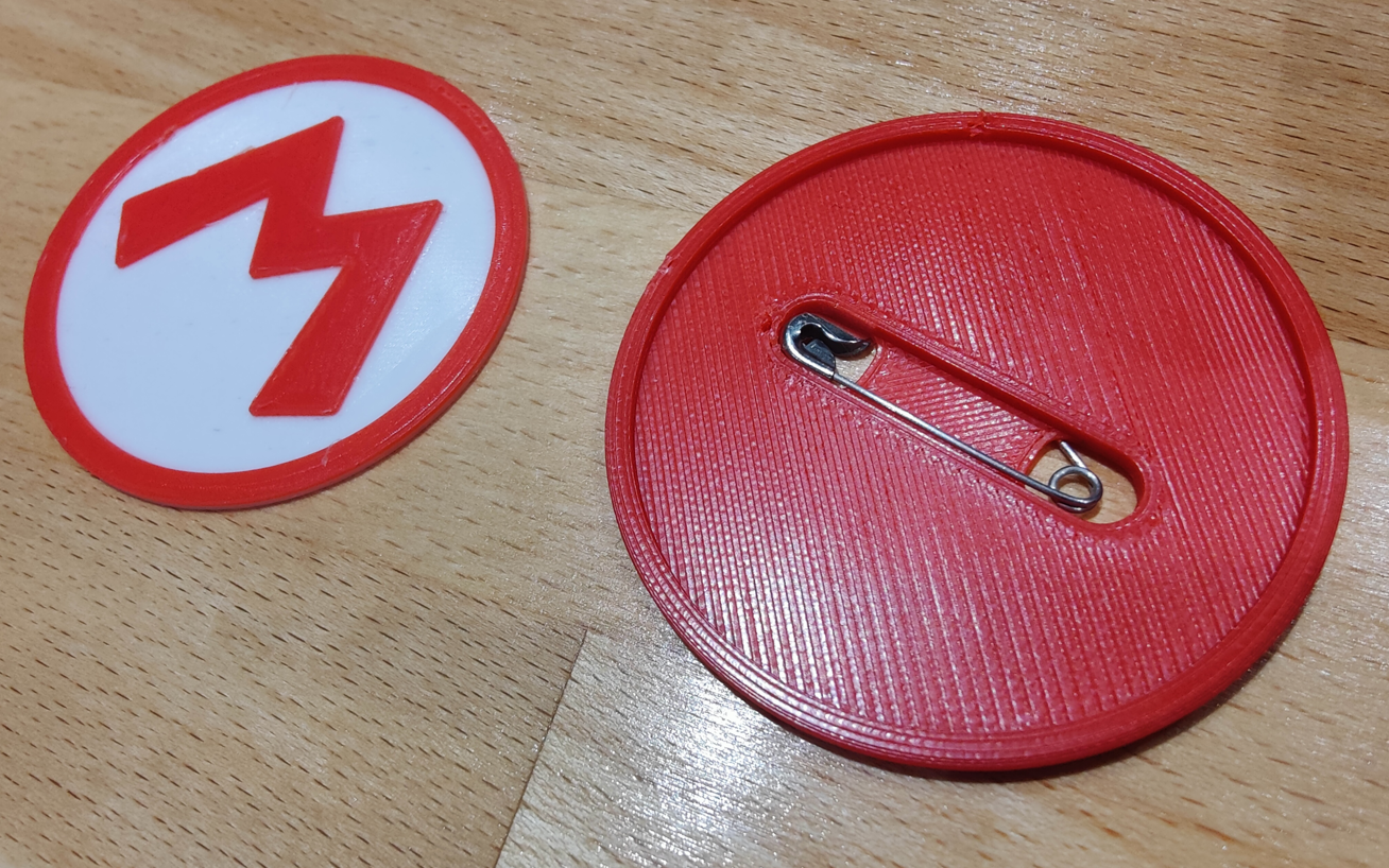 Miniatura 6 do modelo 3D Mario Cap Badge