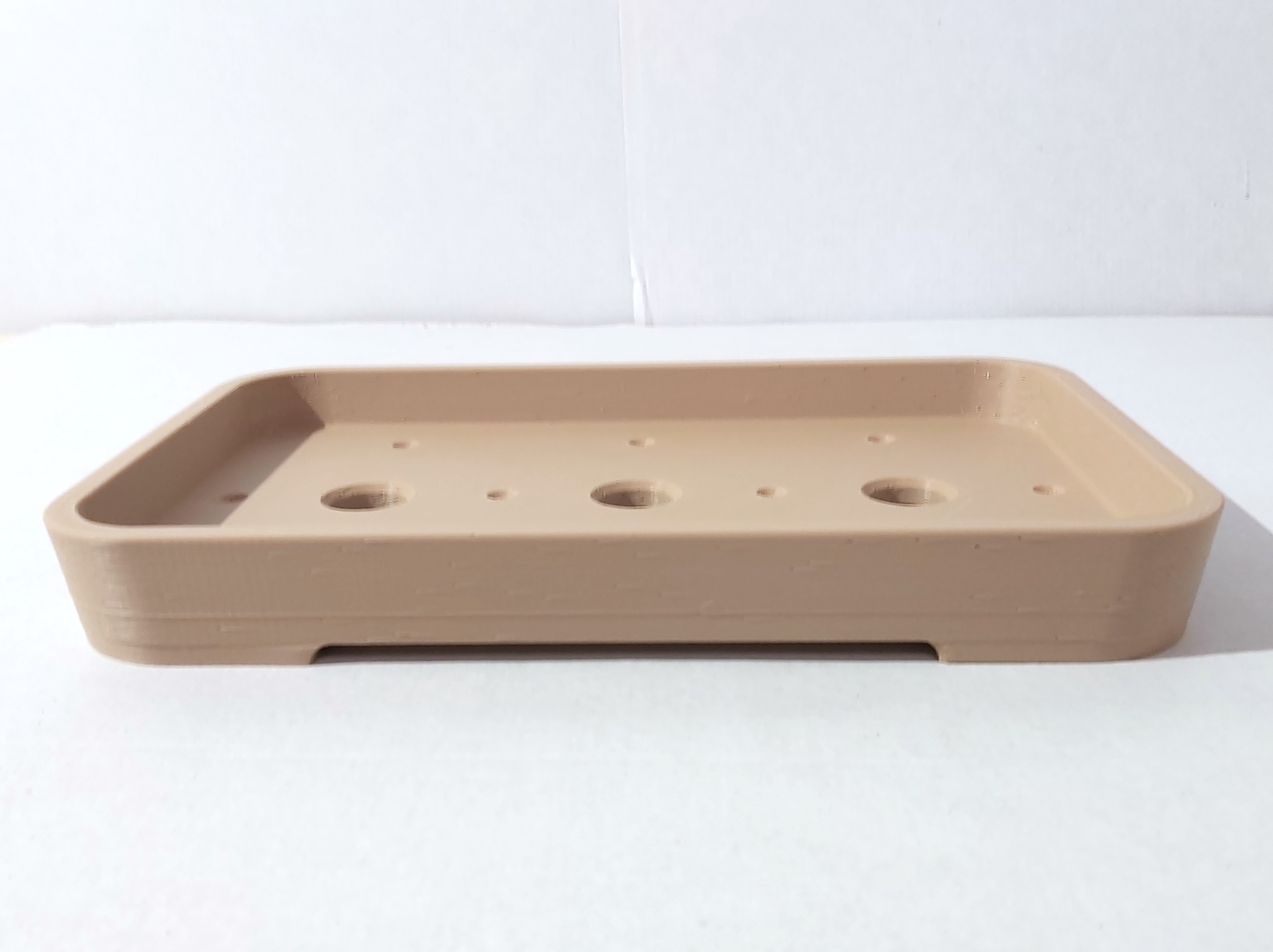 Bonsai pot 19 rectangular flat rounded forest 250x160x30mm — miniatura 4