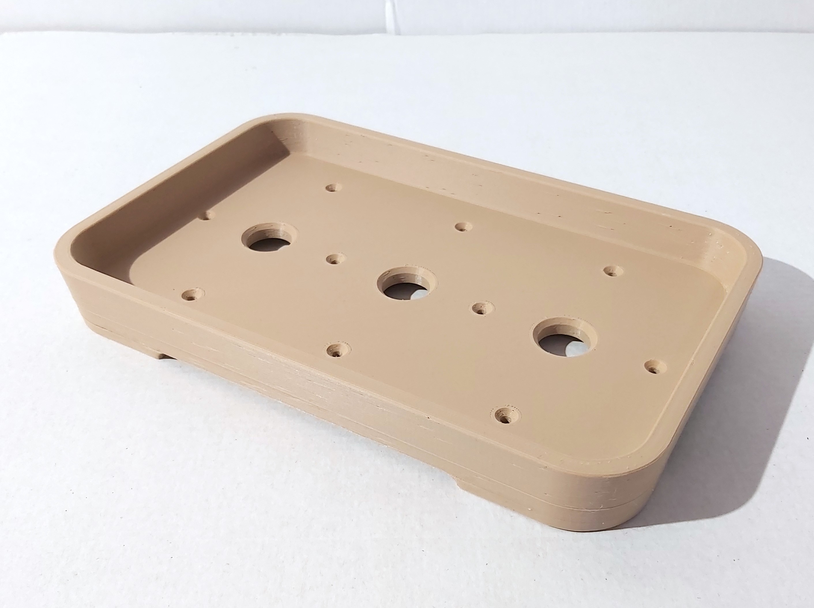 Bonsai pot 19 rectangular flat rounded forest 250x160x30mm