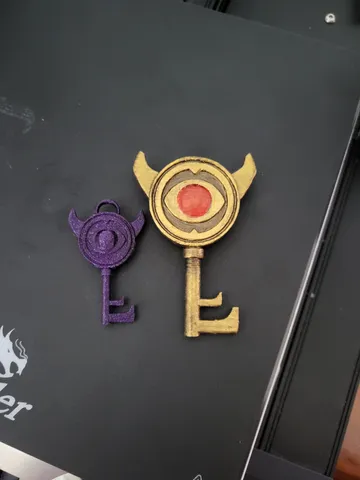 Zelda Boss Key Keychain/Necklace