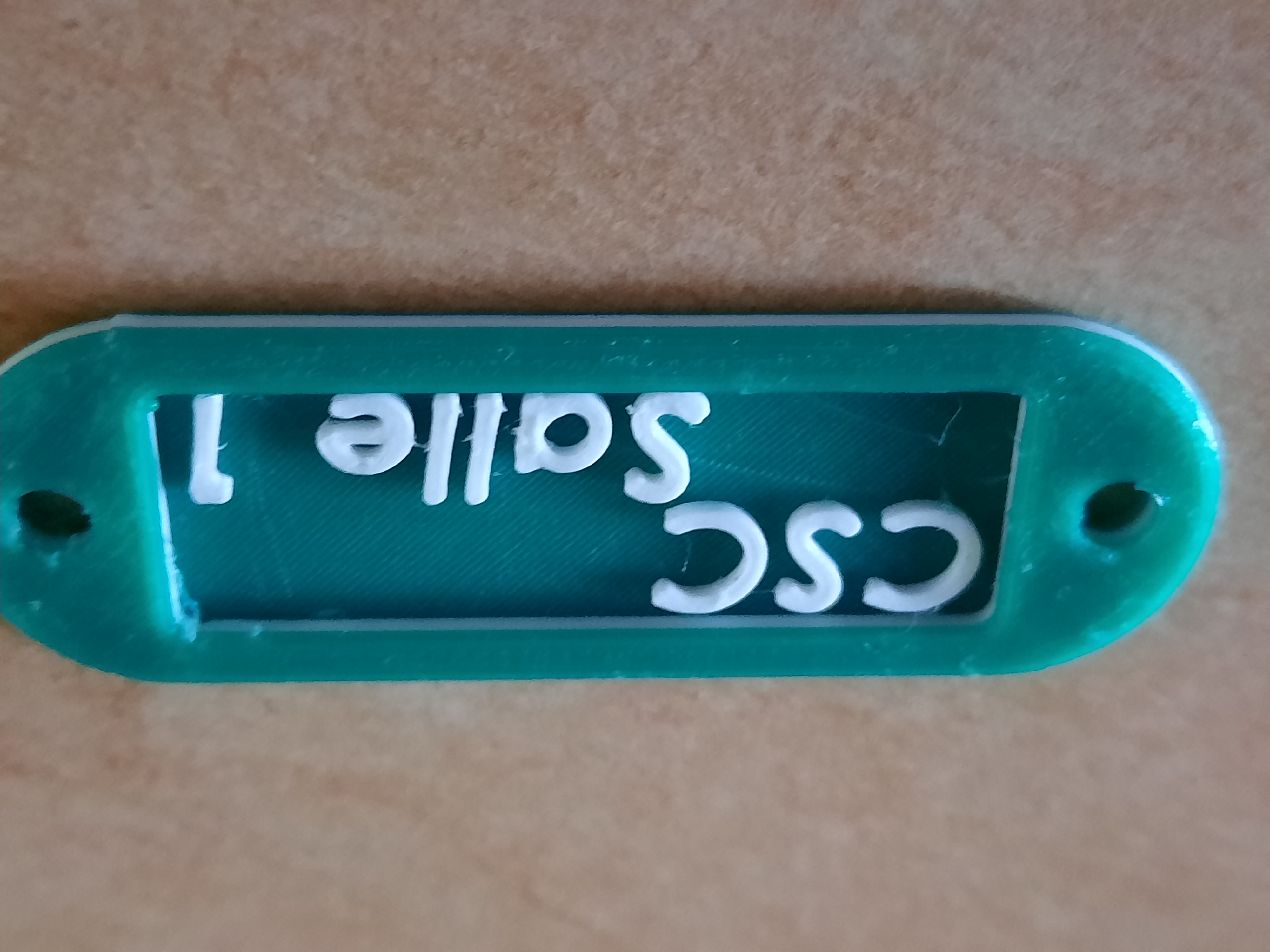 Label Keychain