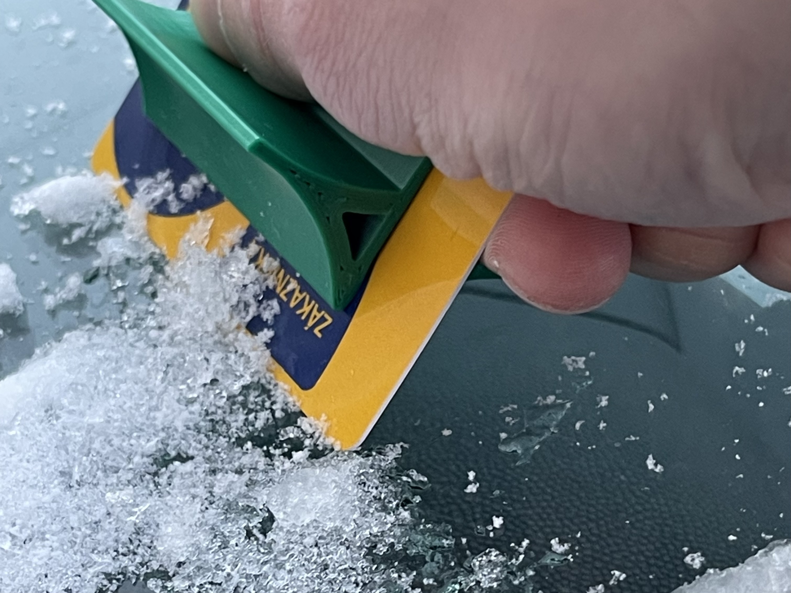 Credit Card Ice Scraper Attachment & Protector