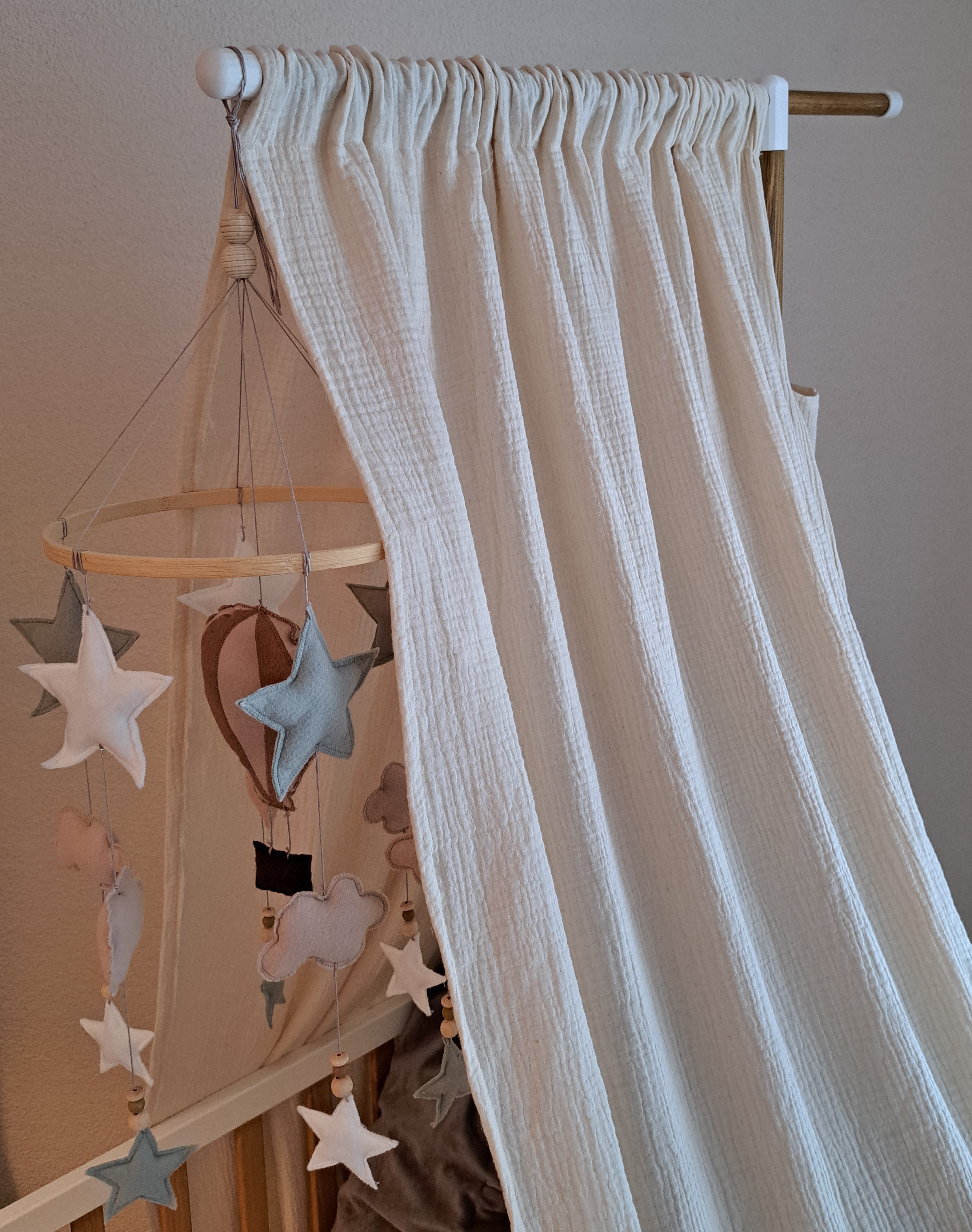 Canopy parts for baby bed/crib