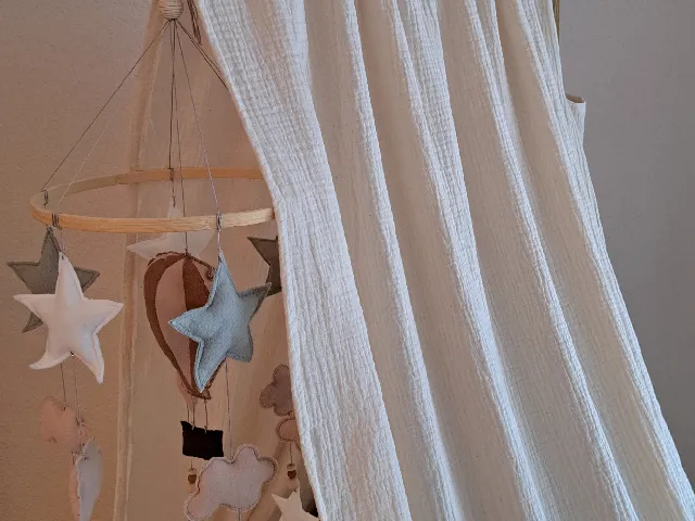 Canopy parts for baby bed/crib