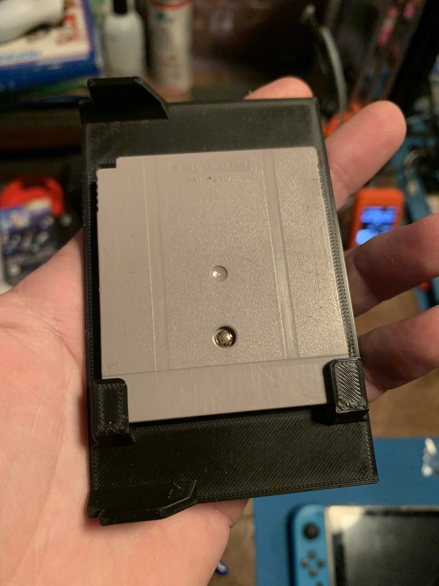 GameBoy (GB/GBC/GBA) Cassette Tape case Display insert by