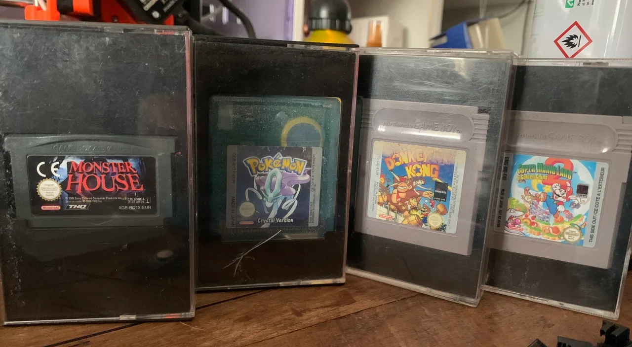 GameBoy (GB/GBC/GBA) Cassette Tape case Display insert by RetroGameRevival  | Download free STL model | Printables.com