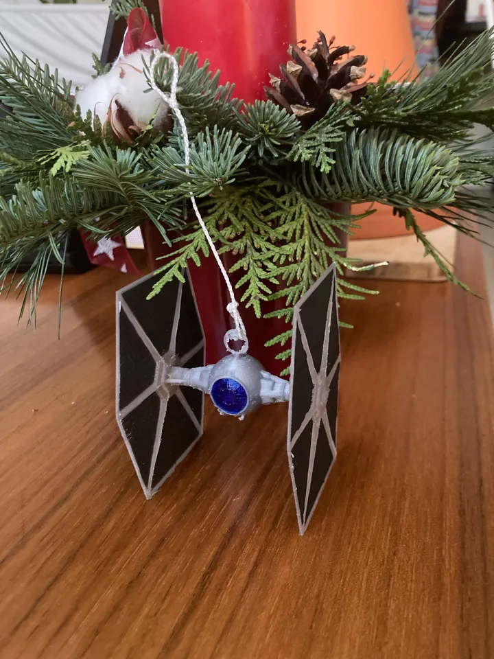 TIE-Fighter Christmas Decoration Ornament - Star Wars by Bene, Download  free STL model
