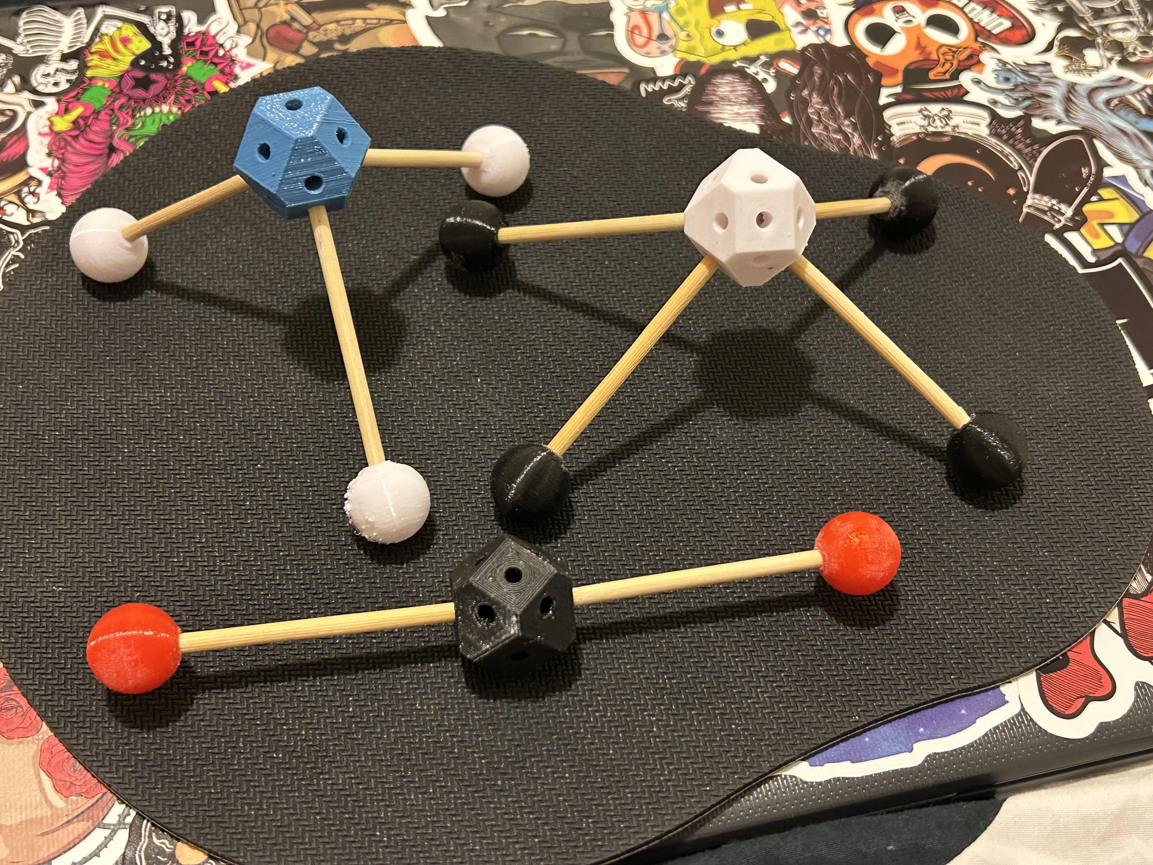 Ejoyous Kit De Modèle Moléculaire De Chimie, Modèle De Structure