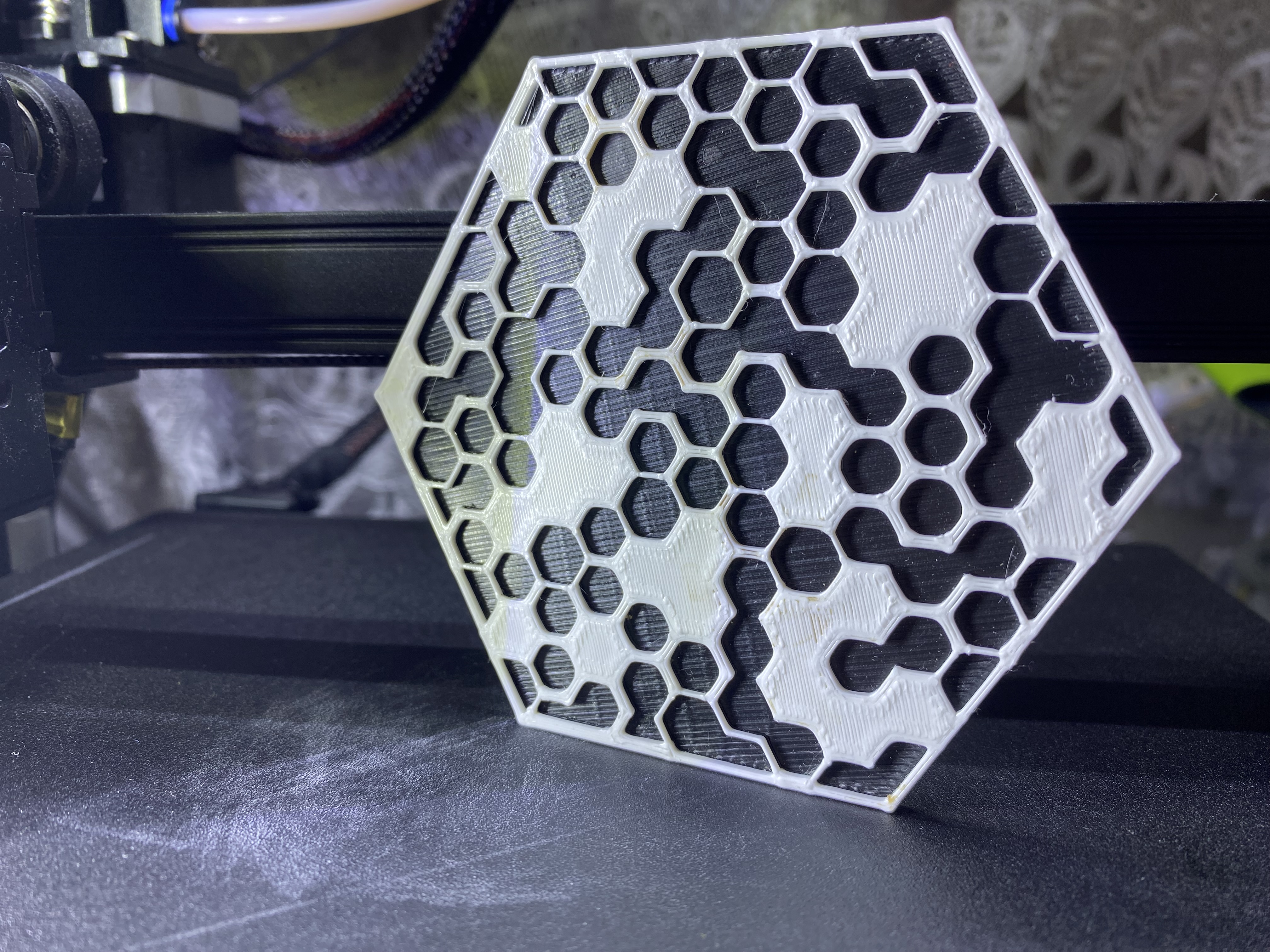 Miniatura 5 do modelo 3D Hexagonal Coaster