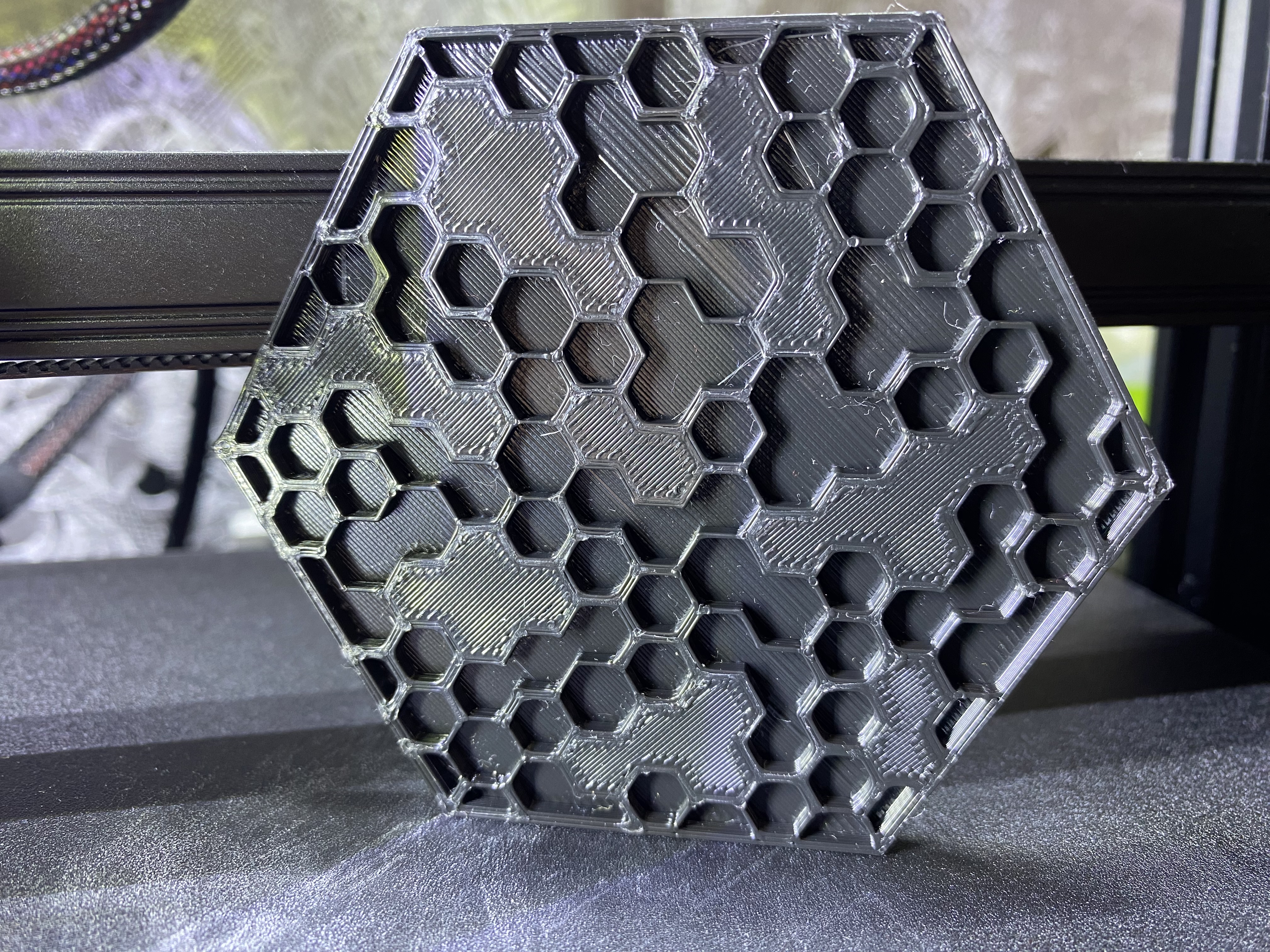Miniatura 6 do modelo 3D Hexagonal Coaster