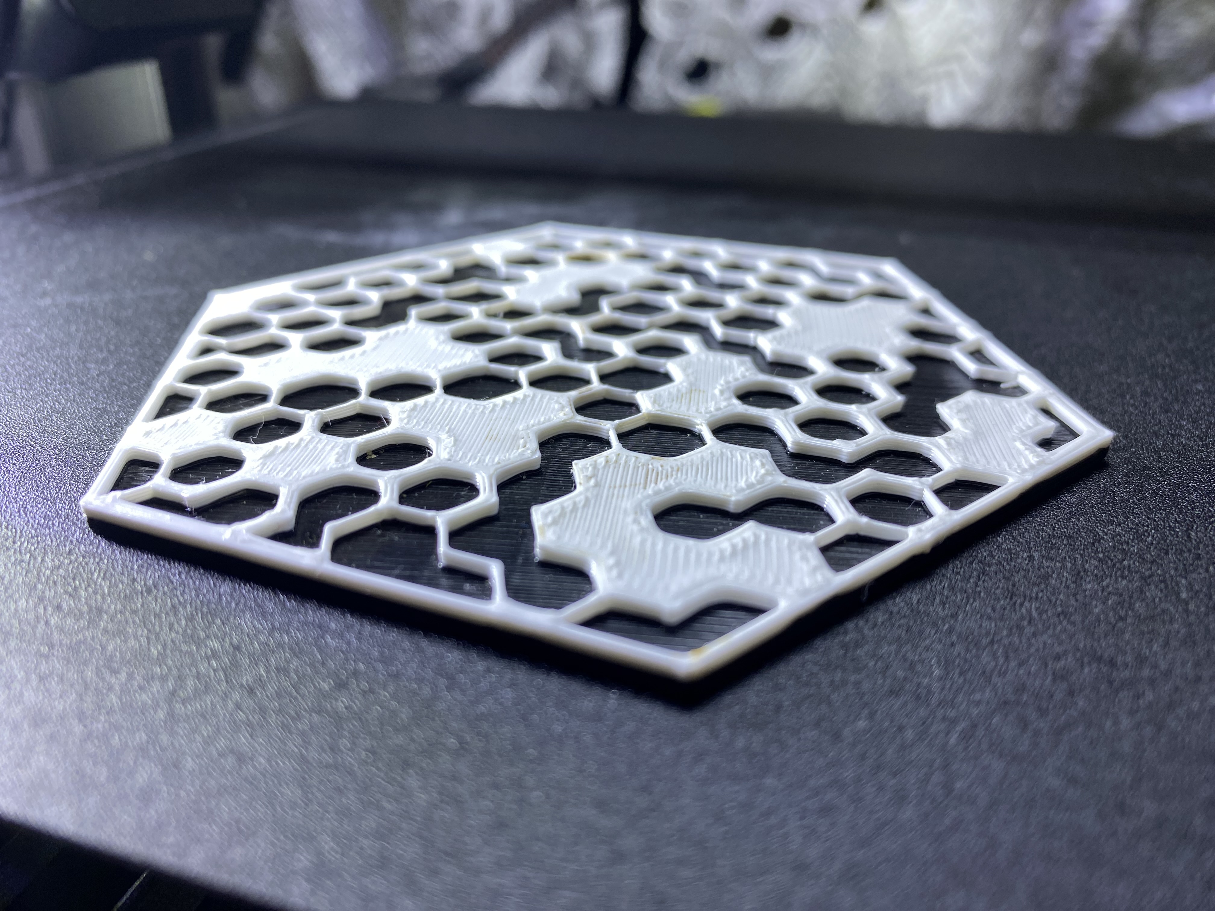 Miniatura 3 do modelo 3D Hexagonal Coaster