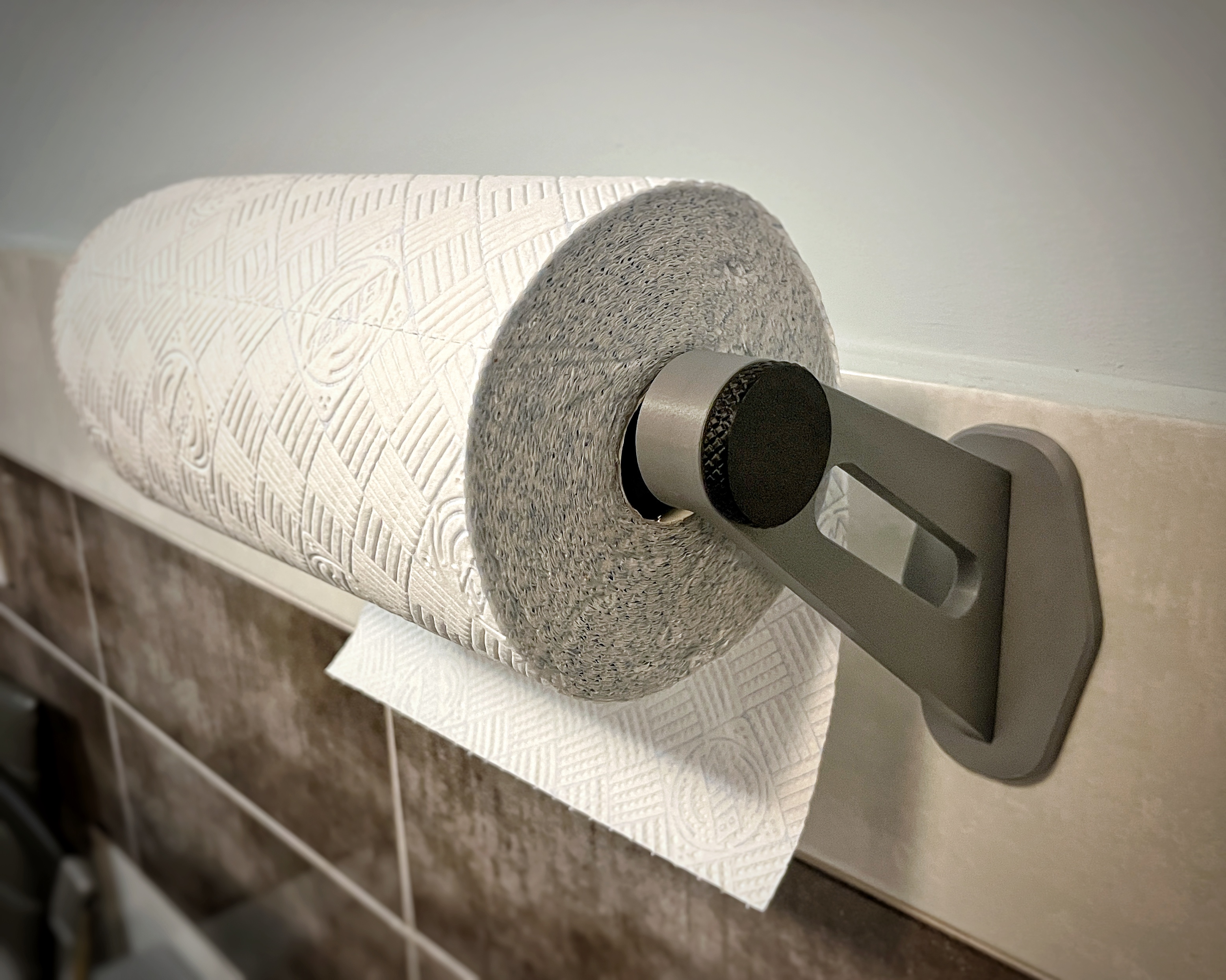 Paper towel holder - wall mounted by WingmanImd | Download free STL ...