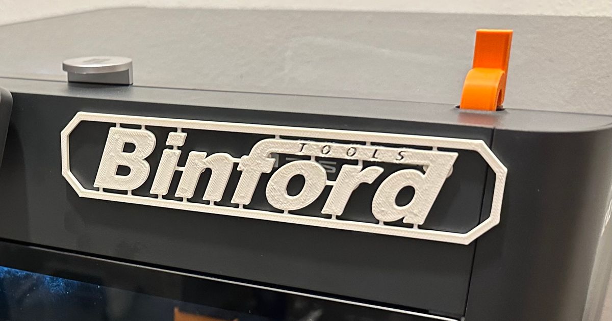 Binford Tools Logo by Max Download free STL model