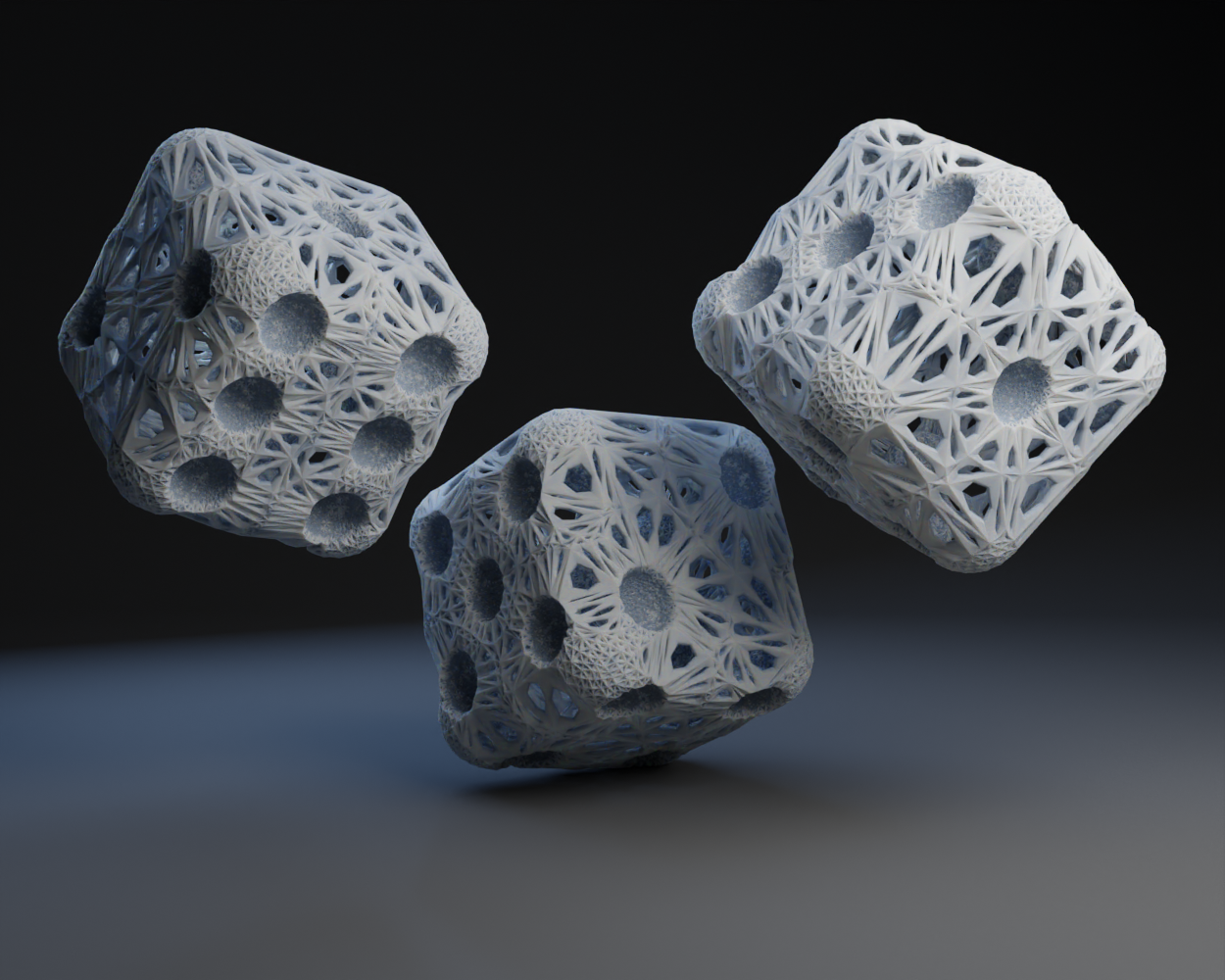 Xenomorphic Six-Sided Die