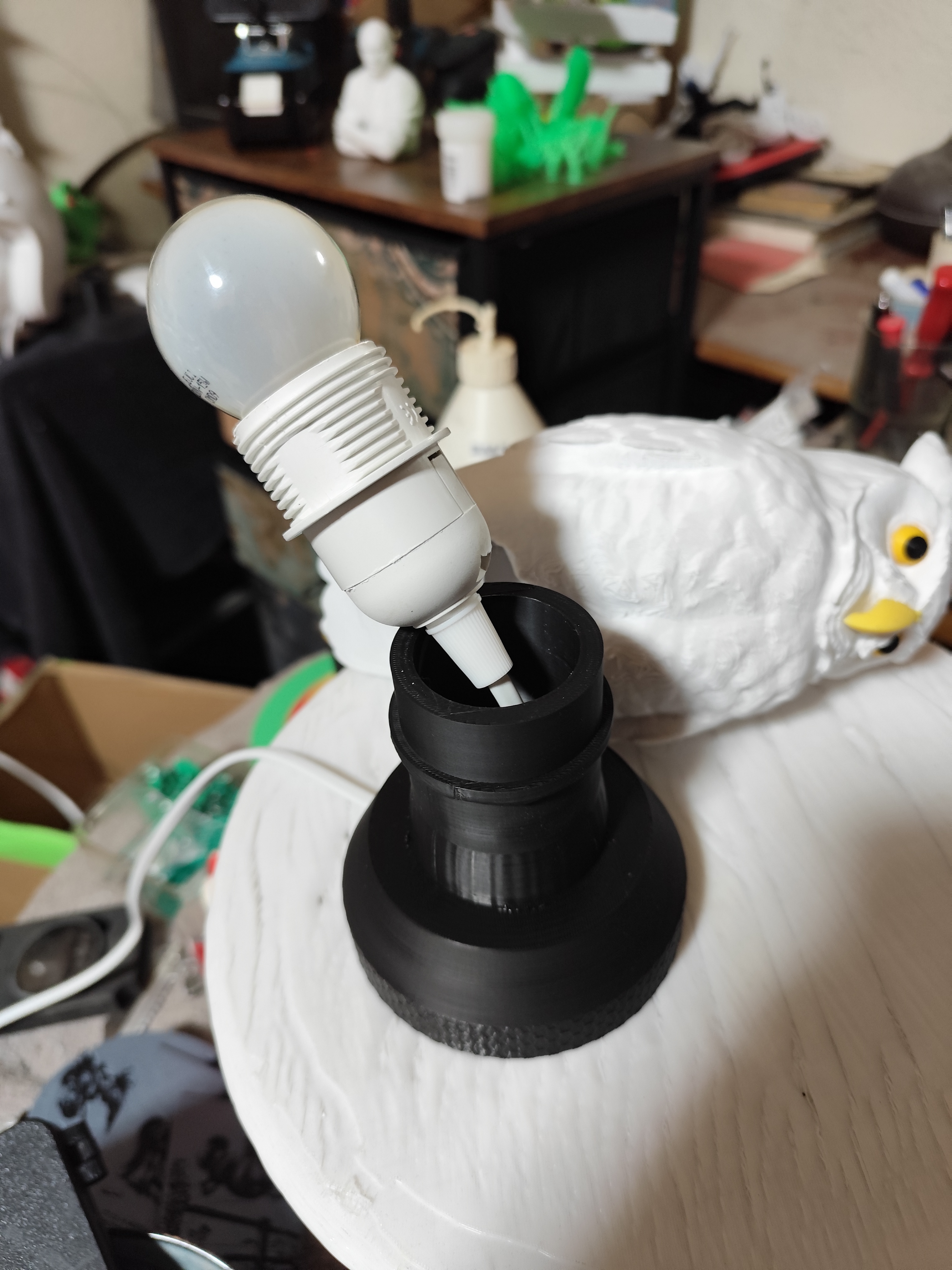 nice owl bedside lamp — miniatura 6