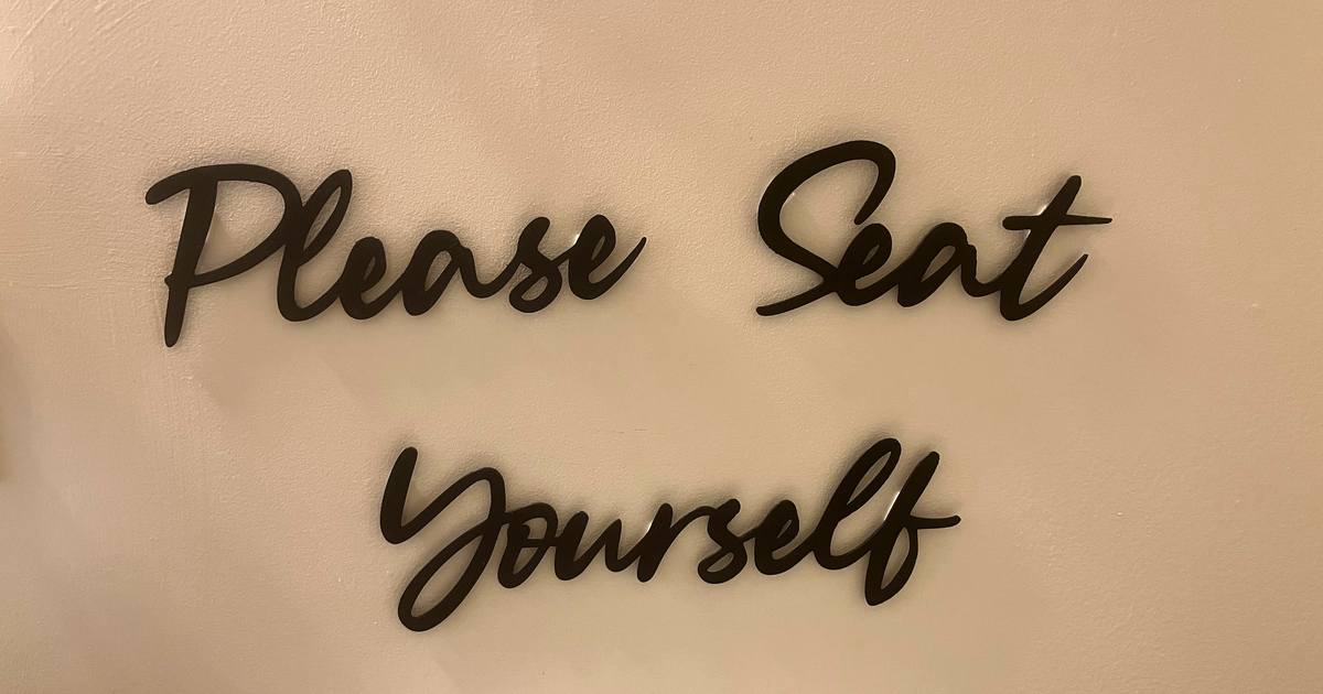 Please Seat Yourself by Jamie A | Download free STL model | Printables.com