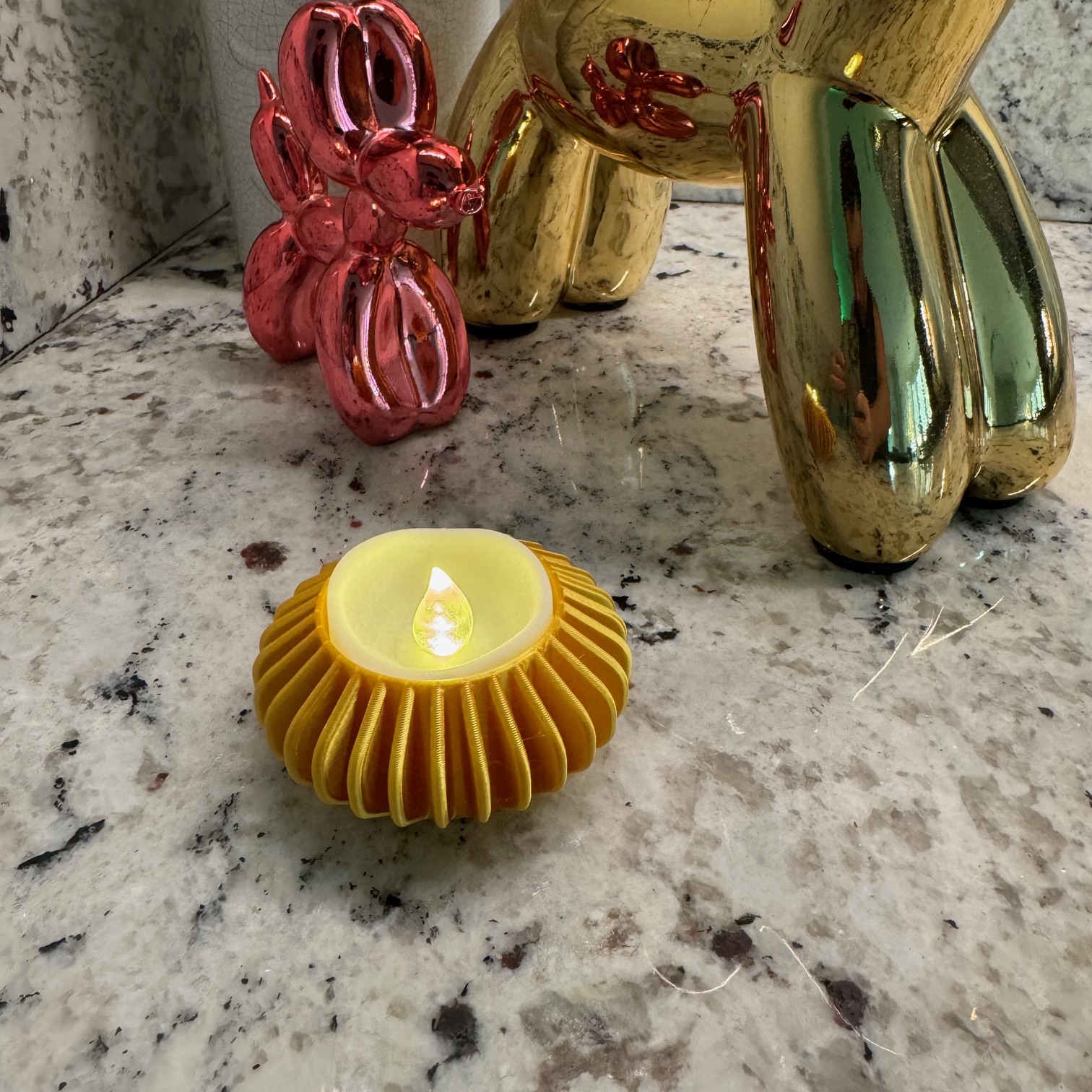 Tea Light Holders - Modern Cute Holiday Christmas by 4D Maker Lab ...