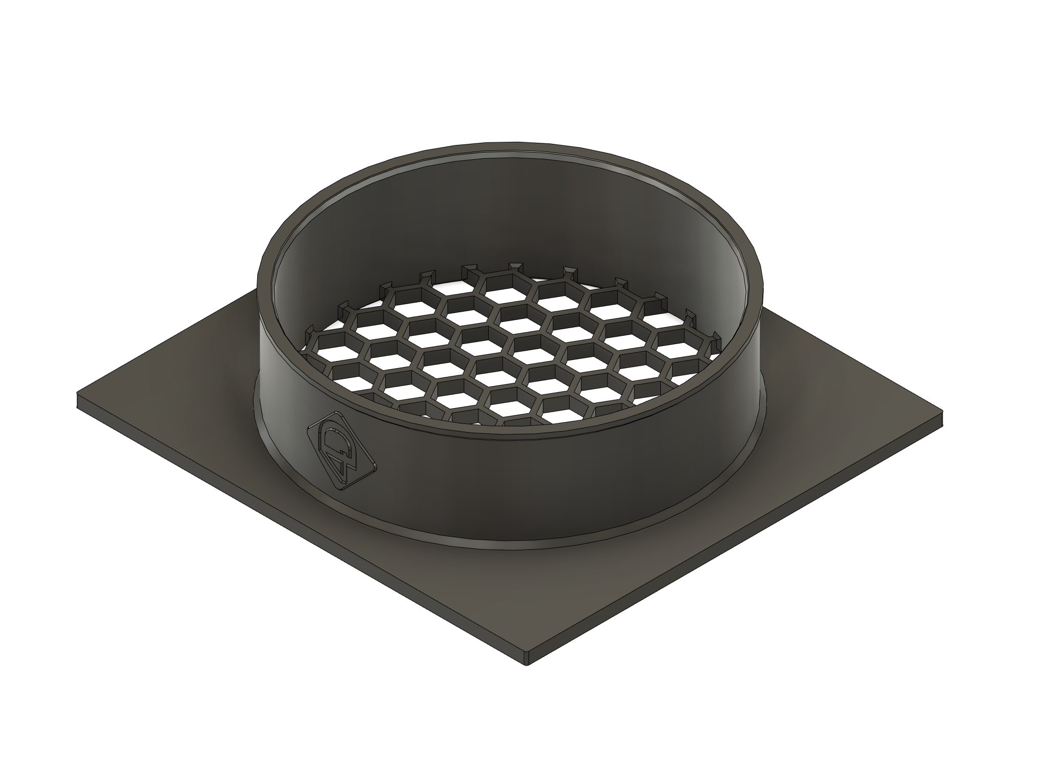 4" Hex Guard Window Exhaust Adapter grow tents, greenhouses, crypto