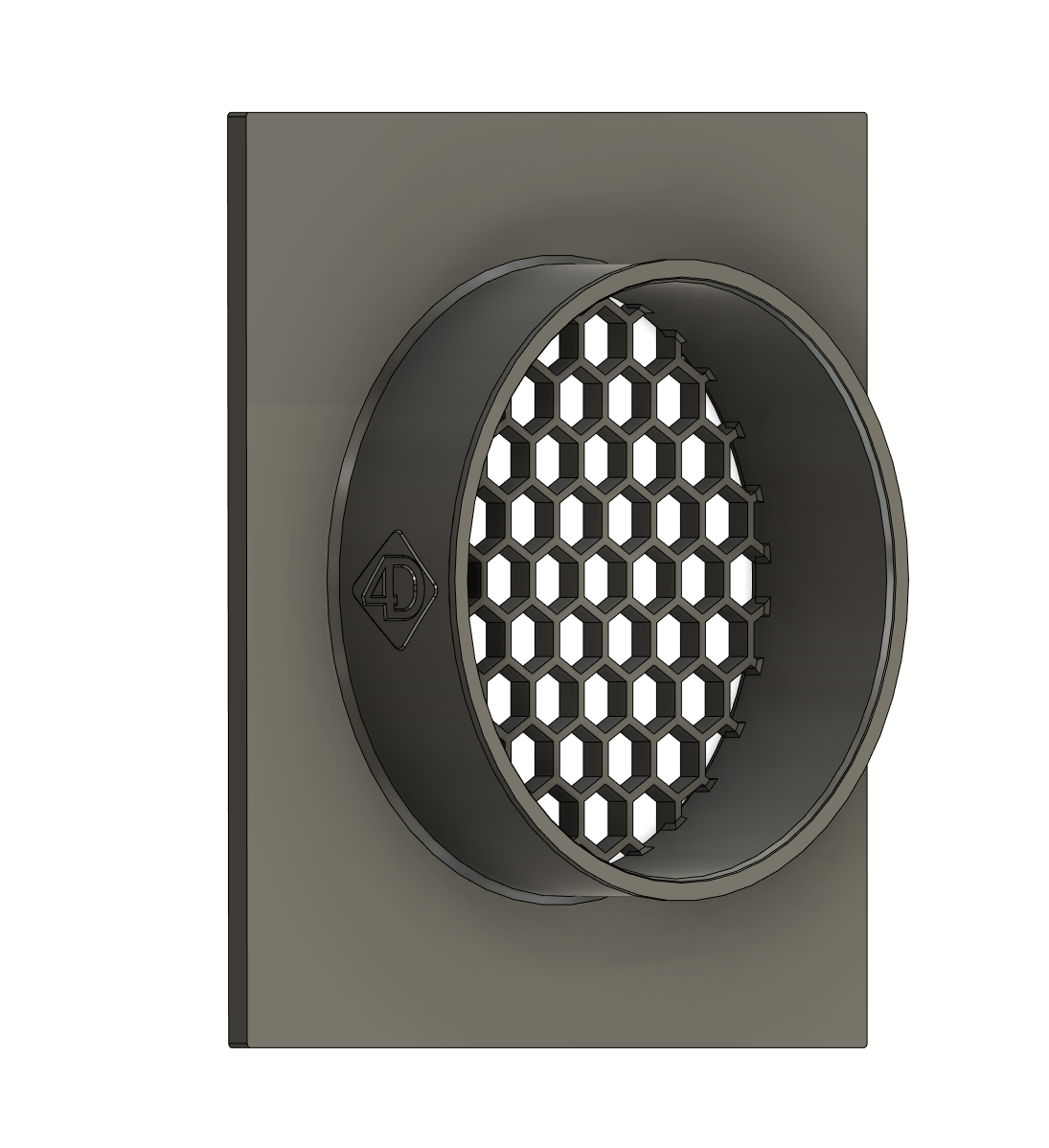 6" Hex Guard Window Exhaust Adapter grow tents, greenhouses, crypto mining, HVAC, and Glow Forge