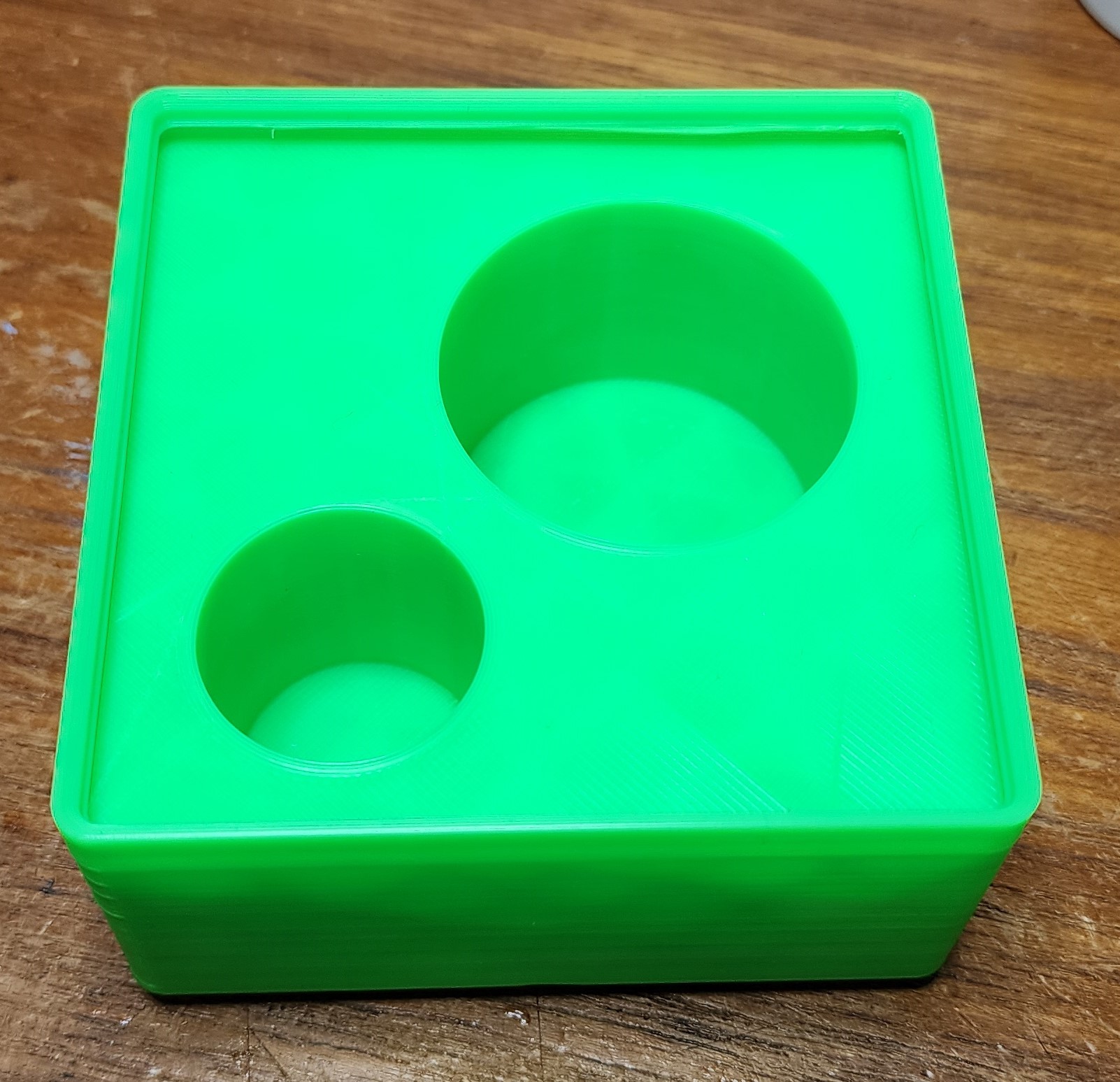 Gridfinity 2 bottle holder (with Blank, cut blocks & Instructions) by