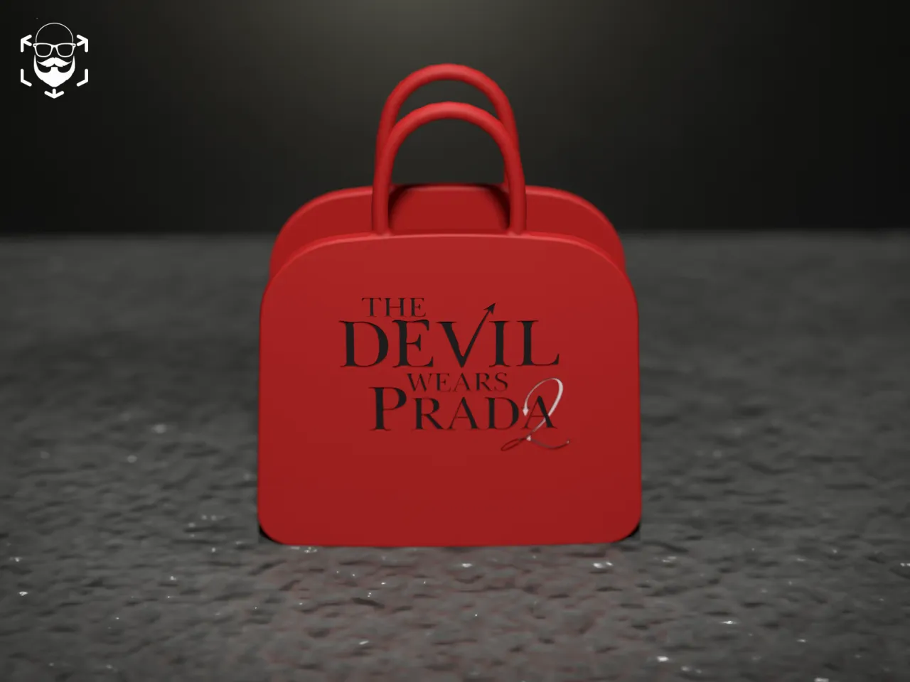 カ*ン様 PRADA ノベルティ　陶器　小物入れ The Devil Wears Prada 2 – Mini Handbag Organizer by Vinors3DLab