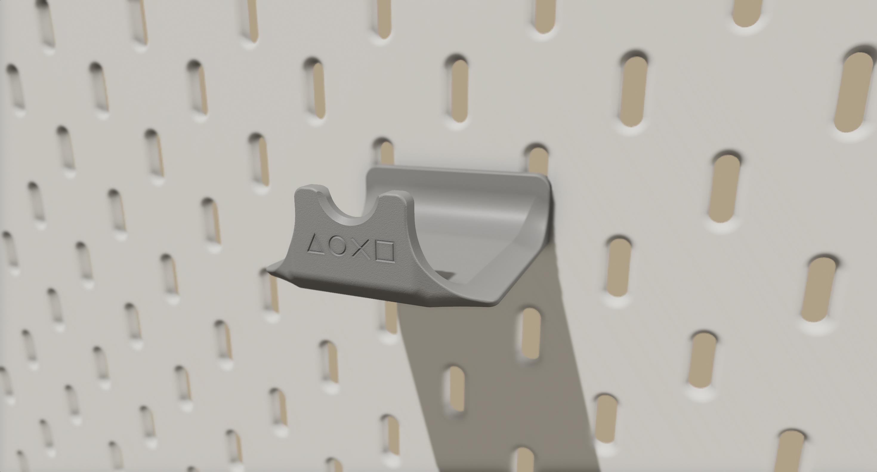 Dualshock 4 holder for Ikea Skådis