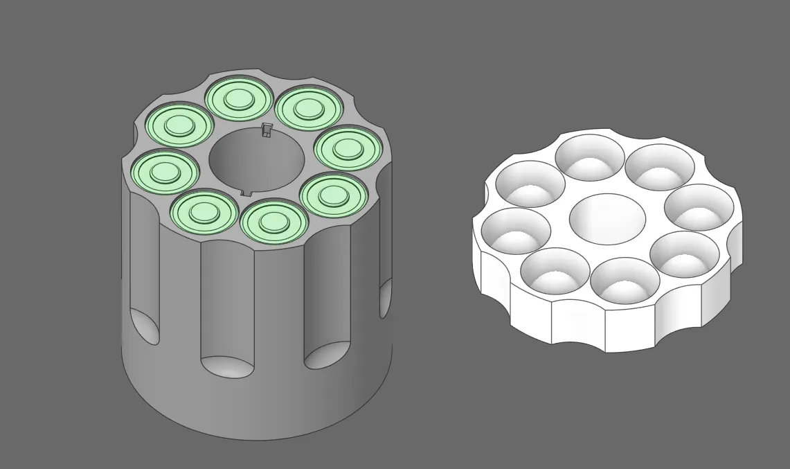 18650 box aka Revolvero by Amadeusz | Download free STL model ...