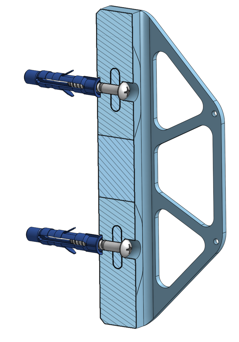 AMS Lite Wall Mount Adapter by wyatt wolf Download free STL model